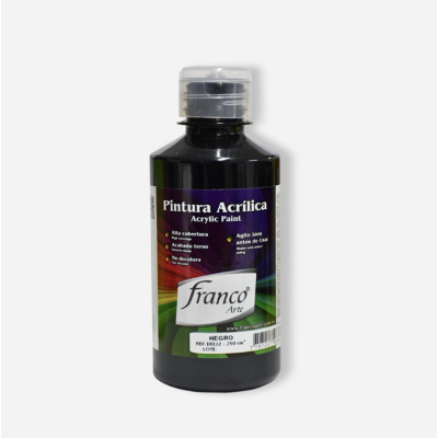 Pintura Acrilica - Negro -...