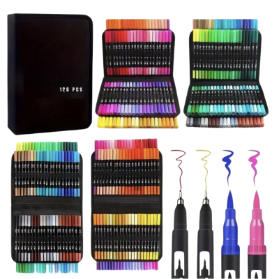 120 Dual Markers w/ Pen Case